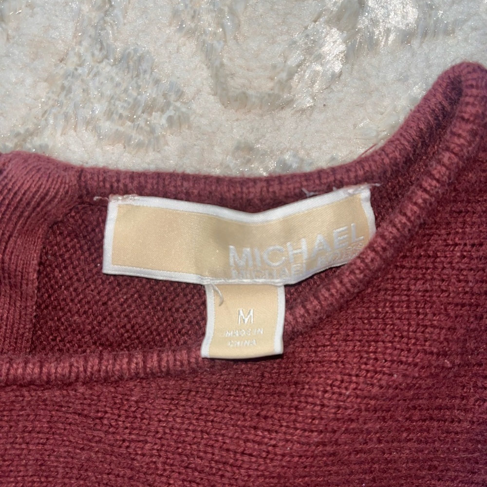Michael Kors Burgundy Blouse - Picture 2 of 4
